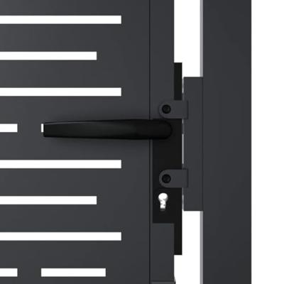 VidaXL Poort 105x155 cm met vierkant staal antracietkleurig