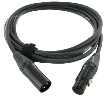 Cordial CPM 3 FM XLR microfoonkabel met Neutrik-pluggen 3m