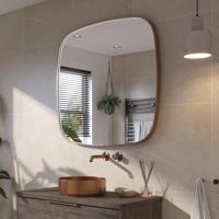 Ben Sandro Spiegel 100x4x100 cm Geborsteld Koper - thumbnail