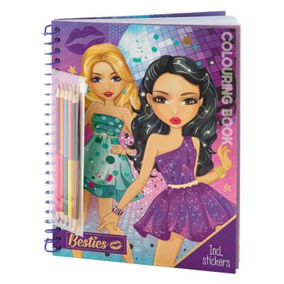 Besties Kleurboek A4 30/ incl. Kleurpotloden