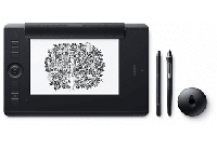 atFoliX Kunststof Gepantserde Glasfolie compatibel met Wacom Intuos Pro Paper Edition M Glasfolie, 9H Hybrid-Glass FX Gepantserd Glas van Kunststof - thumbnail