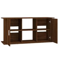 Aquariumstandaard 121x41x58 cm bewerkt hout bruineikenkleurig - thumbnail