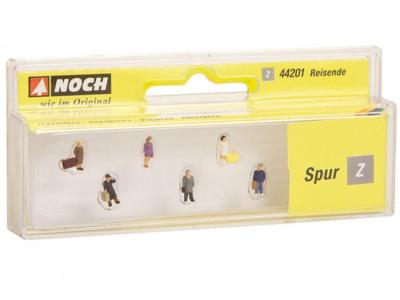 NOCH 44201 Z Reizigers figuren Geverfd, Staand