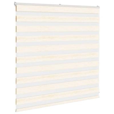 Zebra rolgordijn 140x100 cm stofbreedte 135,9 cm marmerbeige