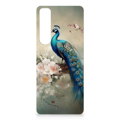 TPU Hoesje voor Sony Xperia 1 IV Vintage Pauwen TPU Hoesje voor Sony Xperia 1 IV Vintage Pauwen