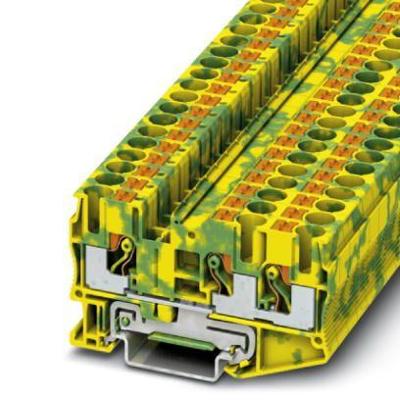 Phoenix Contact 3211498 Aardklem 8.2 mm Push-In-klem Groen, Geel 50 stuk(s)