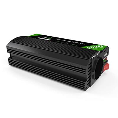EcoLine - Omvormer 12V Naar 220V / 230V - 600w / 1200w Vermogen - Gemodificeerde Sinus - Spanningomvormer