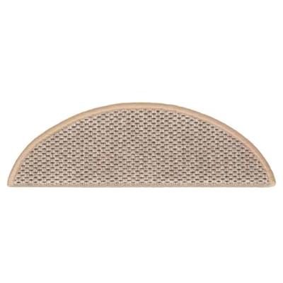 VidaXL Trapmatten zelfklevend 15 st sisal-look 56x17x3 cm lichtbeige