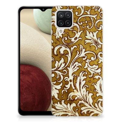 Siliconen Hoesje Samsung Galaxy A12 Barok Goud Siliconen Hoesje Samsung Galaxy A12 Barok Goud