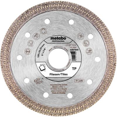 Metabo Accessoires Diamant slijpschijf | Ø 125x22,23mm | "TP" | Fliesen "professional" - 628579000