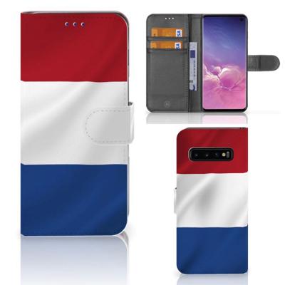 Samsung Galaxy S10 | Bookstyle Case | Nederlandse Vlag