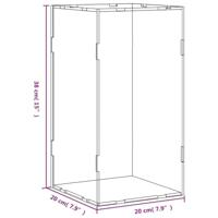 VidaXL Displaybox transparant 20x20x38 cm acryl - thumbnail