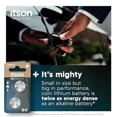itson Knoopcel CR2032 2 stuk(s) Lithium