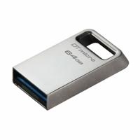 Kingston DataTraveler® Micro USB-stick Retail 64 GB Zilver DTMC3G2/64GB USB-A 3.2 Gen 1 - thumbnail