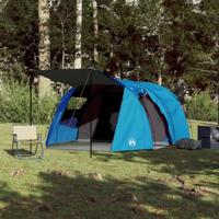 VidaXL Tunneltent 4-persoons waterdicht blauw - thumbnail