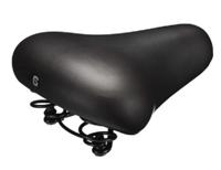 Selle Comfort zadel city foam zwart met strop - thumbnail
