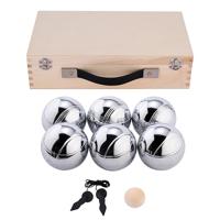 Luxe Jeu de Boules Set in Houten Kist - thumbnail