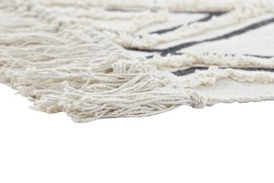 Tapijt DKD Home Decor Zwart Wit (120 x 190 x 0,7 cm)