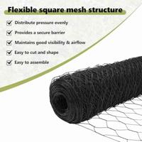 VidaXL Hexagon hek grijs 0,5 x 10 m pvc - thumbnail