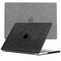 Lunso MacBook Pro 14 inch (2021-2023) cover hoes - case - Glitter Zwart - thumbnail