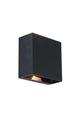 Lutec Zwarte wandlampGemini Beams design - 5104003012