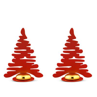 Alessi BARK for Christmas Tree set place markers rood (2)