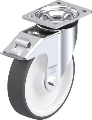 Blickle LK-POTH 200K-FI Zwenkwiel met rem Wieldiameter: 200 mm Draagvermogen (max.): 600 kg 1 stuk(s)