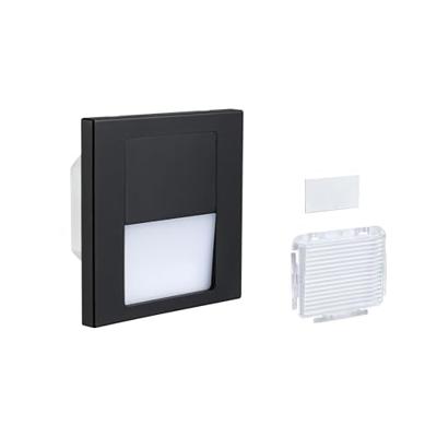 Paulmann 80001 Tsaro eckig 80x36mm Wandinbouwarmatuur LED 1 W Zwart (mat) Paulmann 80001 Tsaro eckig 80x36mm Wandinbouwarmatuur LED 1 W Zwart (mat)