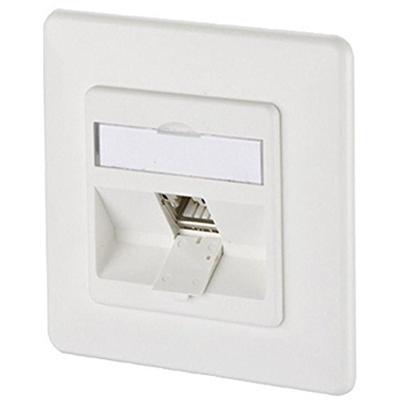 Metz Connect 130B12D11002-E Netwerkdoos Inbouw (in muur) Inzet met centraalstuk en frame CAT 6A 1 poort Zuiver wit Metz Connect 130B12D11002-E Netwerkdoos Inbouw (in muur) Inzet met centraalstuk en frame CAT 6A 1 poort Zuiver wit