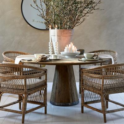 Rivièra Maison Ronde Eettafel 'Siroko Beach' Gerecycled Eikenhout, 160cm