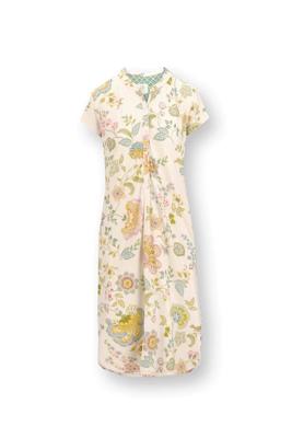 Pip Studio Dalia Nachthemd Korte Mouw Buenas Noches Wit XS