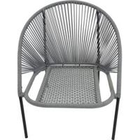 Nohr Loungestoel 'Karlene' kleur Grijs - thumbnail