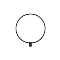 Lyora Ronde wandlampCercio zwart - 9060269 - thumbnail