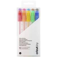 Cricut joy • glitter gel pens 10-pack (rainbow + pink, brown, black) - thumbnail