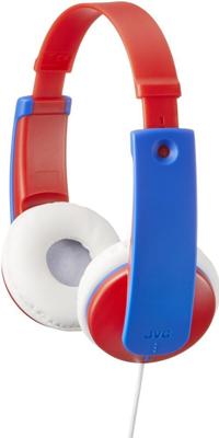 JVC HA-KD7 Headset Bedraad Hoofdband Muziek Blauw, Rood