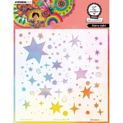 Studio Light • art by marlene mask stencil starry night