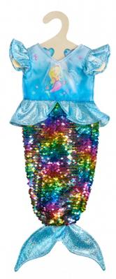 Heless Poppenjurk Zeemeermin met Pailletten, 35-45 cm