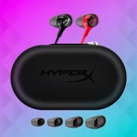 Hoofdtelefoon met microfoon HyperX Earbuds II Rood - thumbnail