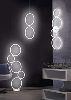 Trio Design vloerlampRondo 5-rings wit - 422610531