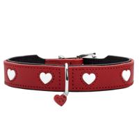 Hondenhalsband Hunter Love M/L 47-54 cm Rood - thumbnail
