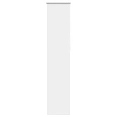 VidaXL Rolgordijn verduisterend 60x210cm stofbreedte 55,7 cm wit