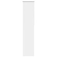 VidaXL Rolgordijn verduisterend 60x210cm stofbreedte 55,7 cm wit - thumbnail
