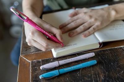Schneider Schreibgeräte Etui 4x Memo + 1x Rave sortiert 150255 Balpen Kleur inkt: Blauw 5 stuk(s)