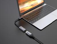 Equip 133493 video kabel adapter 0,15 m USB Type-C DisplayPort Zwart, Grijs - thumbnail