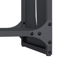 Brandhoutrek 40x30x80 cm koudgewalst staal antraciet - thumbnail