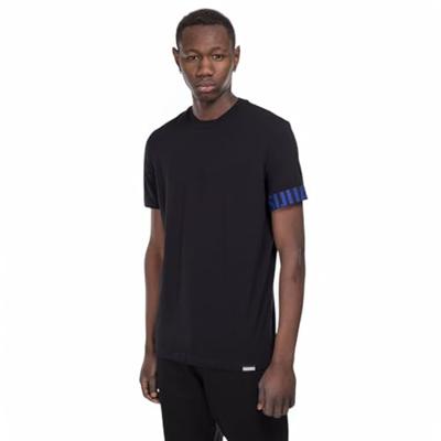 Dsquared2 D9M3S5770 T-Shirt Heren Zwart/Blauw - Maat S - Kleur: ZwartBlauw | Soccerfanshop