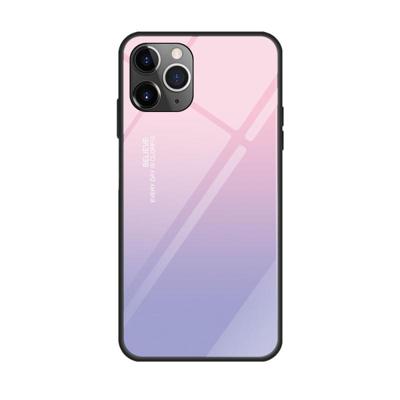 Voor iPhone 11 kleurrijke geschilderde glazen kast (Purple Sky) Voor iPhone 11 kleurrijke geschilderde glazen kast (Purple Sky)
