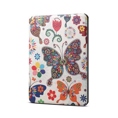 Colors Butterfly Pattern Horizontal Flip PU Leather Protective Case for Amazon Kindle 2019 with Sleep & Wake-up Funtion