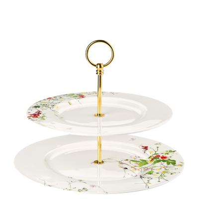 ROSENTHAL - Brillance Fleurs Sauvages - Etagere 2 laags, 28&33cm
