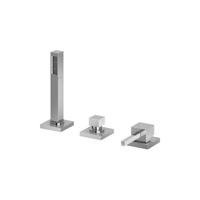 Hotbath Bloke badrandcombinatie mengkraan zonder uitloop chroom - thumbnail